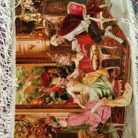 تابلو فرش طرح *شاعر جوان*دستباف