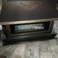 بخاری گازی طرح شومینه