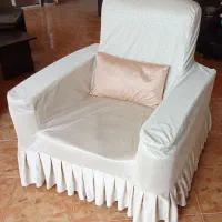 مبل راحتی ۷ نفره با کاور پارچه ای