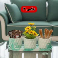 گلدانهای ست سنگ مصنوعی|صنایع دستی و سایر لوازم تزئینی|قم, آزادگان|دیوار