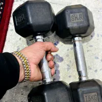 یک جفت دمبل 7ونیم کیلویی