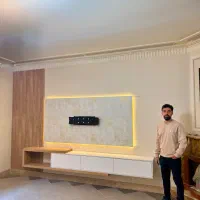 بازسازی کناف کابینت نقاشی کاغذدیواری پرده قرنیز