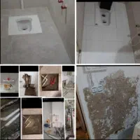 تاسیسات،لوله کشی،ایزوگام،رفع نم حمام توالت،بازسازی