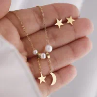 نیم ست استیل رنگ ثابت ۱۹۰تا۲۹۰هزارتومن|بدلیجات|بیرجند, |دیوار