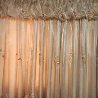 پرده حریر ۲ عدد