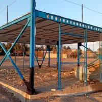 اسکلت جوشکاری  جوشکار سیار حتی یه خال جوش