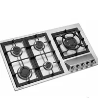 اجاق گاز صفحه شیشه استیل چدن six  مدلbw34|اجاق گاز و لوازم برقی پخت‌وپز|رشت, رشتیان|دیوار