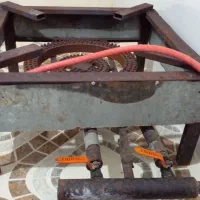 گاز دوشعله‌ بزرگ وقیچی آهن بر