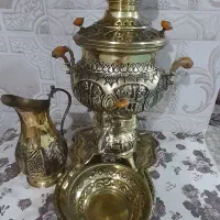 سماور سیاه قلم زیبا وانتیک نو نو اک