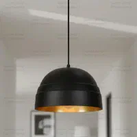 لوسترهای اویز تک شعله مشکی و سفید راهرو اتاق خواب