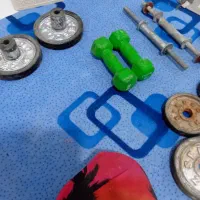 دمبل والتر بایستههای کارکرده جمعا ۲۰کیلو|تجهیزات ورزشی|مشهد, نوید|دیوار