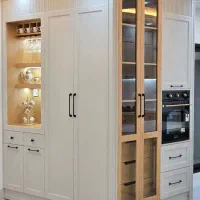 کابینت آشپزخانه/کابینت نئوکلاسیک/ هایگلاس