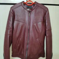 کاپشن چرم سوزنی پلی استر