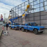 خدمات نیسان بالابر جرثقیل نیسانی ۱۲متری سبد دار|خدمات حمل و نقل|شیراز, شهرک فرهنگیان|دیوار