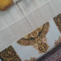 فروش فرش ابریشم نیمه کاره|فرش|بناب, |دیوار