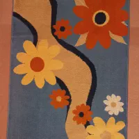 فرش طرح گل