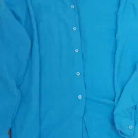 ست شومیز شلوار شال آبی خوشرنگ