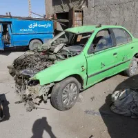 سمند تاکسی تصادفی مدل ۸۷ موتور سالم