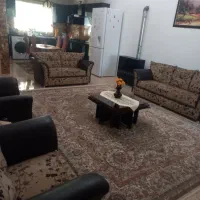 مبل چرم پارچه ۷ نفره