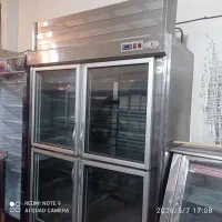 یخچال ویترینی استیل،چرخ گوشت،فر گیریل