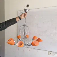 لوستر ۸ شعله باکیفیت|لوستر و چراغ آویز|سنندج, |دیوار