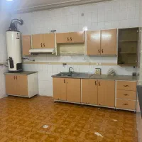 کابینت فلزی با هود و سینک و شیر