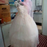 لباس عروس بچه گانه در حد نو
