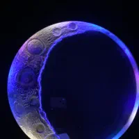 ایینه ماه.تابلو.ماه.تزیینی