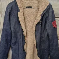 کاپشن جین تو کرکی برند ایتالیا سایز ۳۸و۴۰