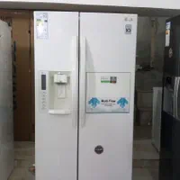 یخچال فریزر دوقلوی دورین دور طرح چهار درب سامسونگ|یخچال و فریزر|خرم‌آباد, |دیوار