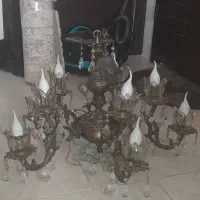 فروش لوستر ۱۰ شعله برنز