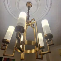 یک جفت لوستر ۵ شاخه وارداتی