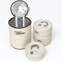 لانچباکس استیل ۳ طبقه + کیف عایق حرارتی|ظروف نگهدارنده، پلاستیکی، یکبارمصرف|تهران, نارمک|دیوار