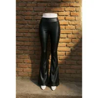 شلوارزنانه طرح چرم بوتگات