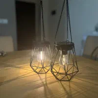 لوستر آویزی خورشیدی