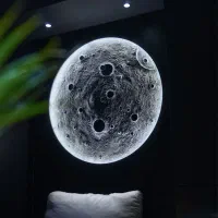 ماه دکوراتیو|چراغ خواب و آباژور|اصفهان, آهنگران|دیوار