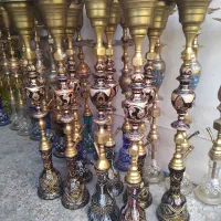 ۷عدد قلیان عربی گلدان مسی.|کلکسیون اشیاء عتیقه|تهران, کن|دیوار