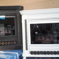 شومینه 32 هزار پایه دار سفید و مشکی بخاری مشهددوام