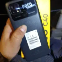 گوشی پوکو c40 تمیز مرتب همه چی سالم