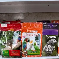 غذای پرنده و کبوتر + میلورم+ پلت تاپ فید + ملزومات