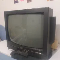 تلویزیون سامسونگ قدیمی سالم دی‌وی‌دی سی دی دستگاه