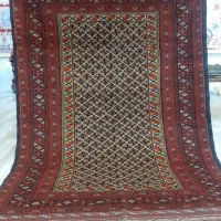 قالیچه بلوچ کرک ریز بافت گل ابریشم و تک اعلا