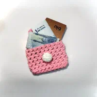 جاکارتی و کیف پول بافت