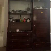 کمد دیواری ویترین دار