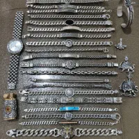 زنجیر و دستبند نقره تایلندی