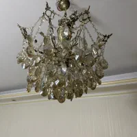 لوستر برنز و کریستالی هشت ۸ شعله