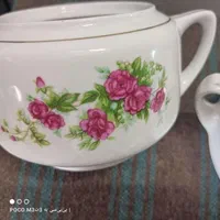 قوری پاشاباغچه /قندان /نعلبکی زرین قدیمی|کلکسیون اشیاء عتیقه|محمودآباد, |دیوار