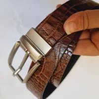 کمربند مردانه چرم گاوی/ گاومیش اعلای تبریز/ دستدوز