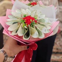 دسته گل پول