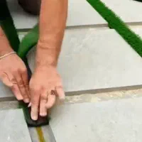 نوار چمن بین سنگی|گل مصنوعی|فردیس, قریشی|دیوار